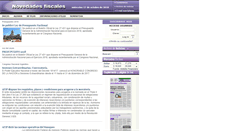 Desktop Screenshot of novedadesfiscales.com.ar